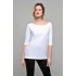 T-shirt Back Longer Manica 3/4 Donna - Vesti 